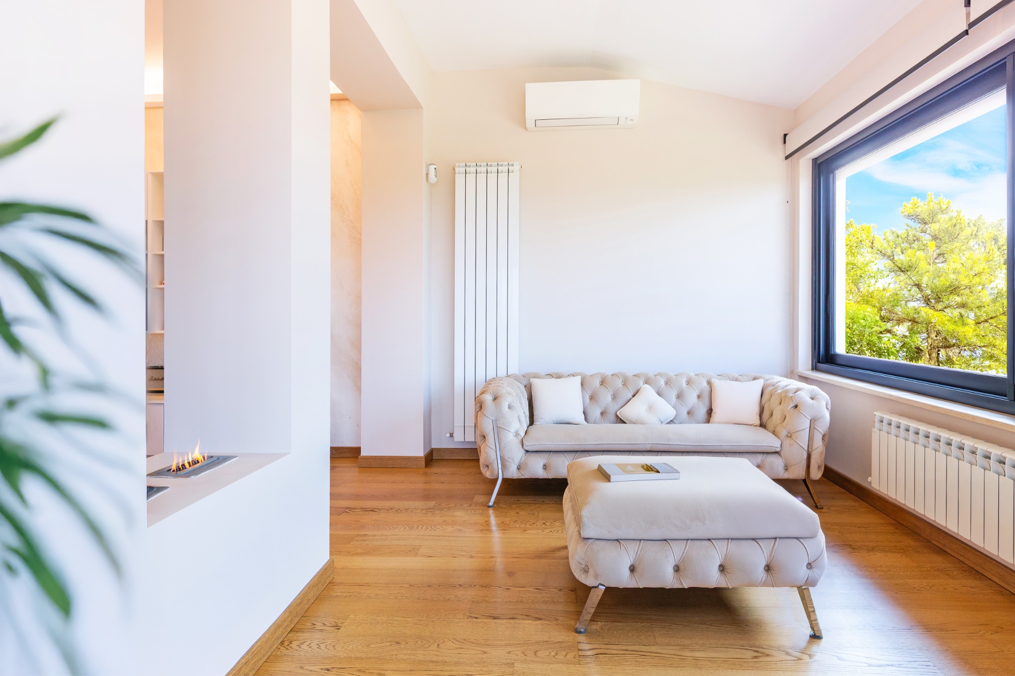 Angolo relax con sedute imbottite